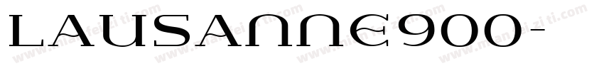 Lausanne900字体转换
