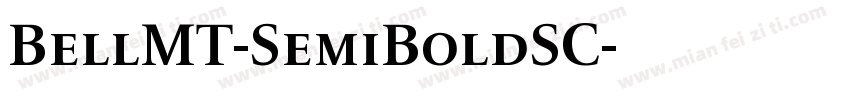 BellMT-SemiBoldSC字体转换