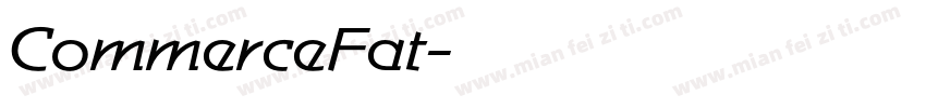 CommerceFat字体转换