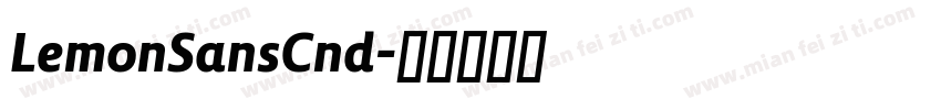 LemonSansCnd字体转换