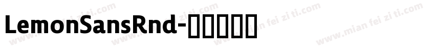LemonSansRnd字体转换