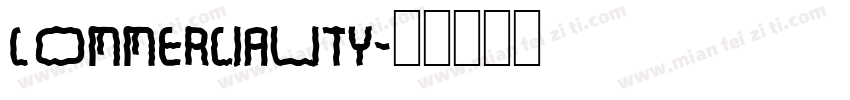 Commerciality字体转换