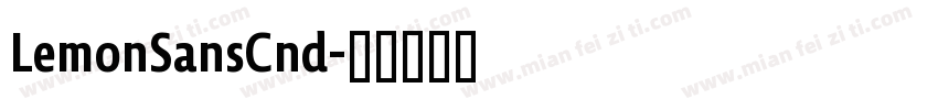 LemonSansCnd字体转换