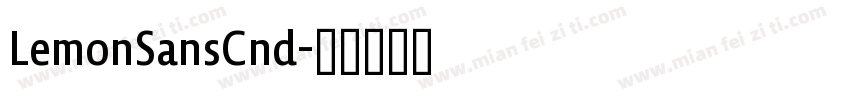 LemonSansCnd字体转换