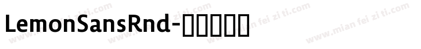 LemonSansRnd字体转换