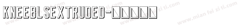KneeblsExtruded字体转换