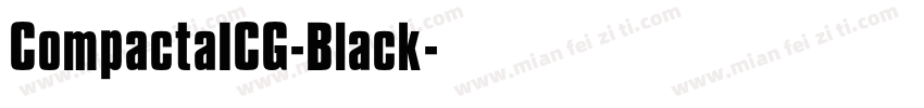 CompactaICG-Black字体转换