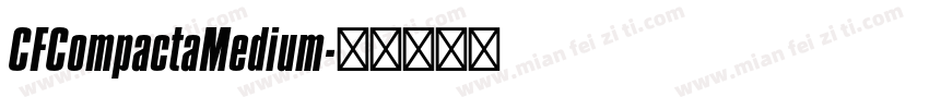 CFCompactaMedium字体转换