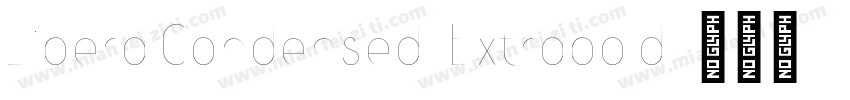 LiberalCondensed-Extrabold字体转换