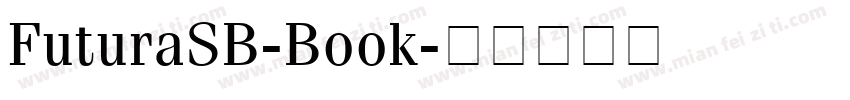 FuturaSB-Book字体转换
