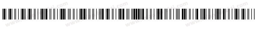 Barcode-Regular字体转换