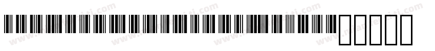 LibreBarcode128-Regu字体转换