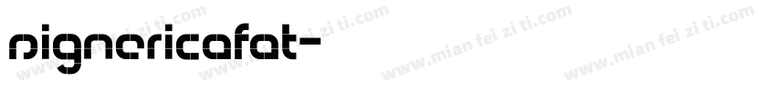 signericafat字体转换