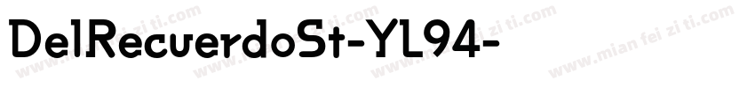 DelRecuerdoSt-YL94字体转换