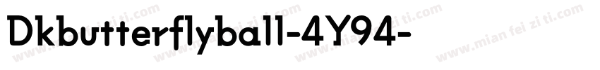 Dkbutterflyball-4Y94字体转换