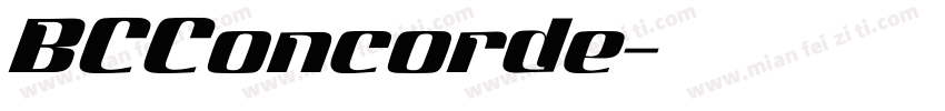 BCConcorde字体转换