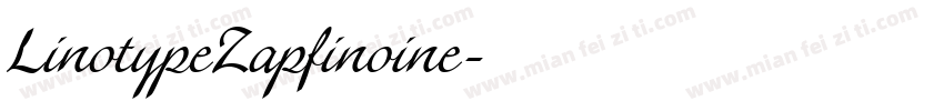 LinotypeZapfinoine字体转换