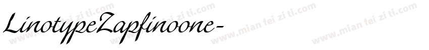 LinotypeZapfinoone字体转换