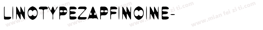 LinotypeZapfinoine字体转换