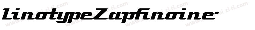 LinotypeZapfinoine字体转换