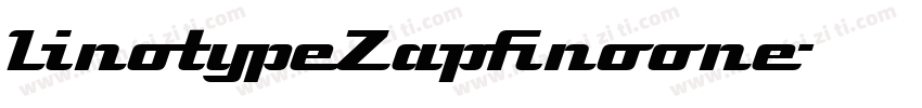 LinotypeZapfinoone字体转换