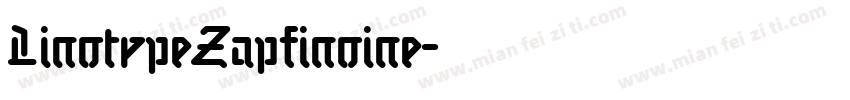 LinotypeZapfinoine字体转换