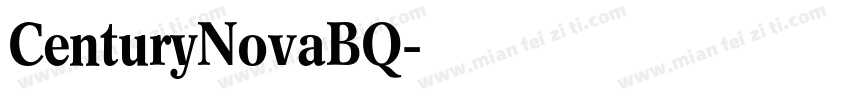 CenturyNovaBQ字体转换