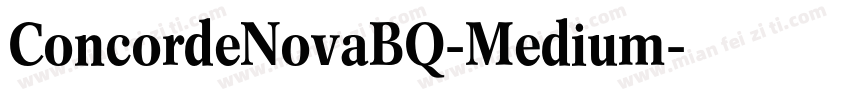 ConcordeNovaBQ-Medium字体转换