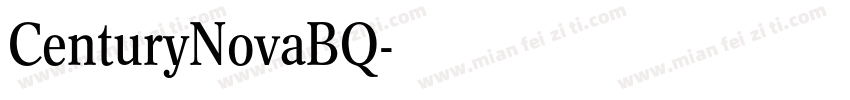 CenturyNovaBQ字体转换