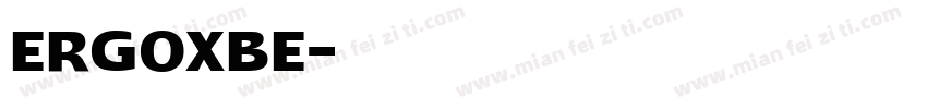 ERGOXBE字体转换