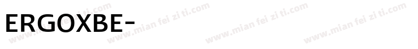 ERGOXBE字体转换