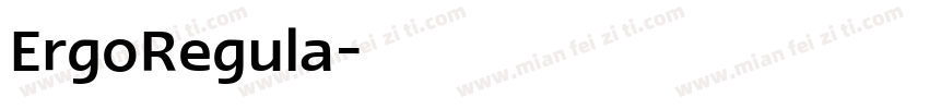 ErgoRegula字体转换