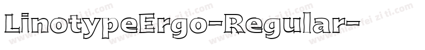 LinotypeErgo-Regular字体转换