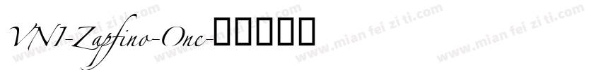 VNI-Zapfino-One字体转换