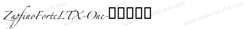 ZapfinoForteLTX-One字体转换