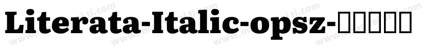 Literata-Italic-opsz字体转换