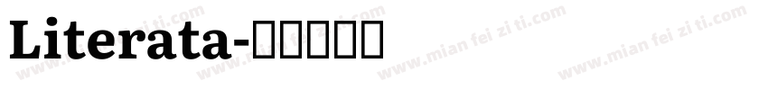 Literata字体转换