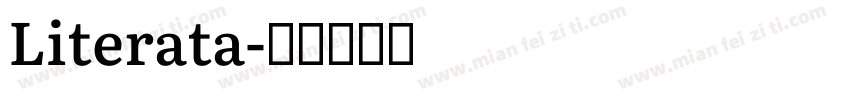 Literata字体转换