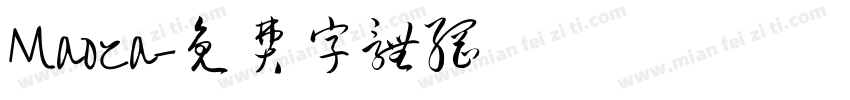 Maoza字体转换