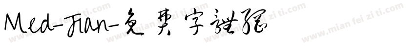 Med-Jian字体转换