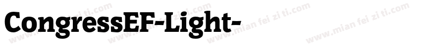 CongressEF-Light字体转换