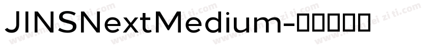 JINSNextMedium字体转换