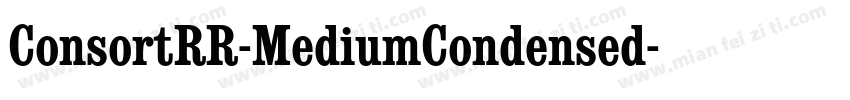ConsortRR-MediumCondensed字体转换