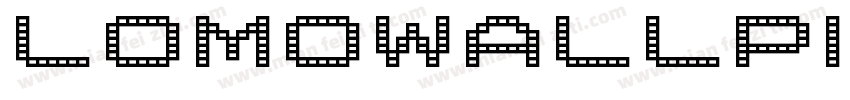 LomoWallPixelLTStd字体转换