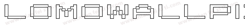 LomoWallPixelLTStd字体转换
