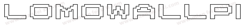 LomoWallPixelLTStd字体转换