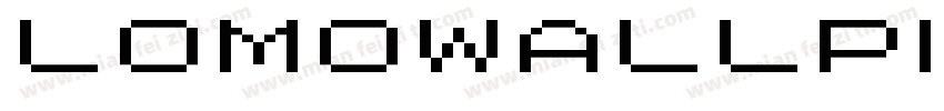 LomoWallPixelLTStd字体转换