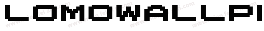 LomoWallPixelLTStd字体转换