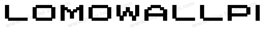 LomoWallPixelLTStd字体转换