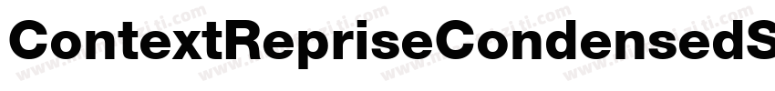 ContextRepriseCondensedSSiBoldConde字体转换